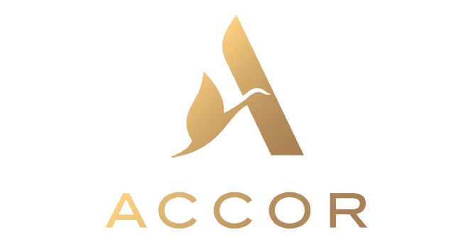 Logo d'Accor, client de l'agence web Powex, entreprise dans l'hôtellerie